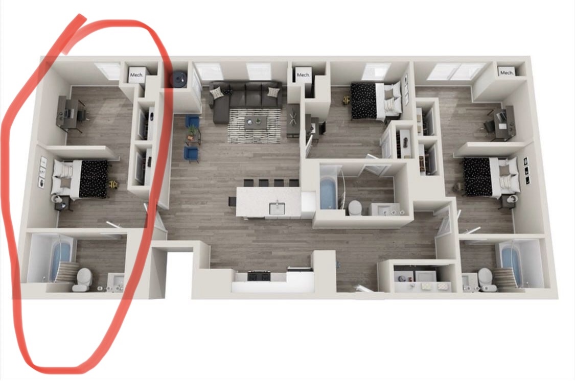 费城大学城新公寓The Standard转租