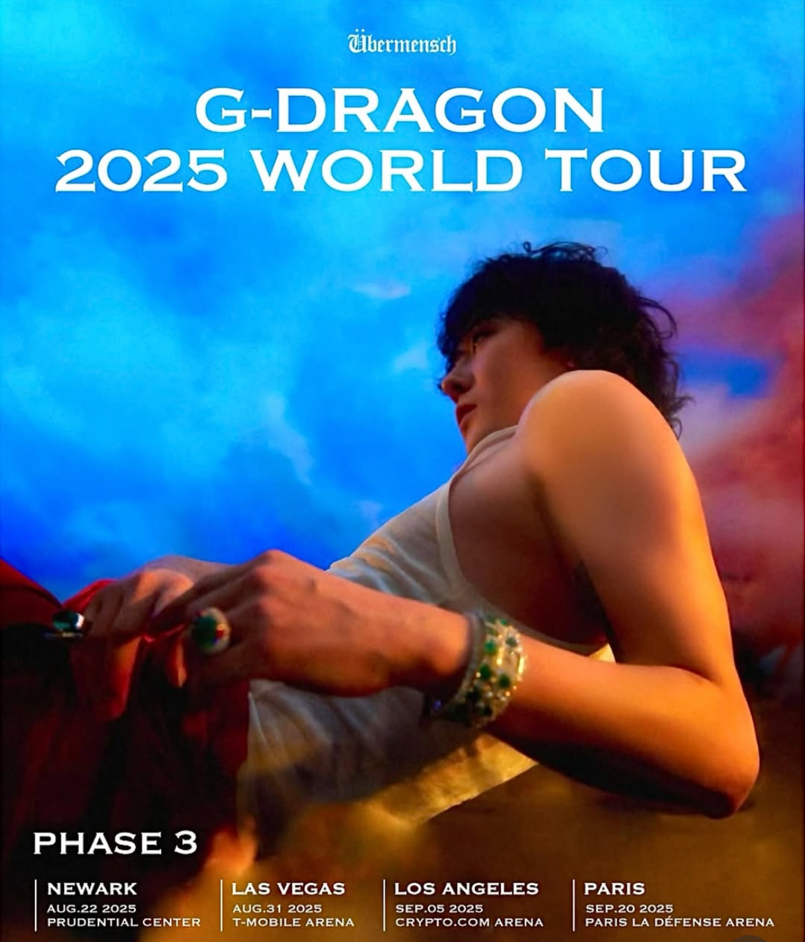 K-pop KING权志龙G-Dragon北美巡演官宣!美国3城连开!
