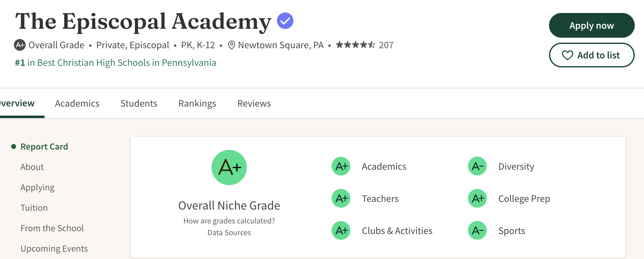 美高留学|2026宾州大费城顶尖私立高中TOP 15