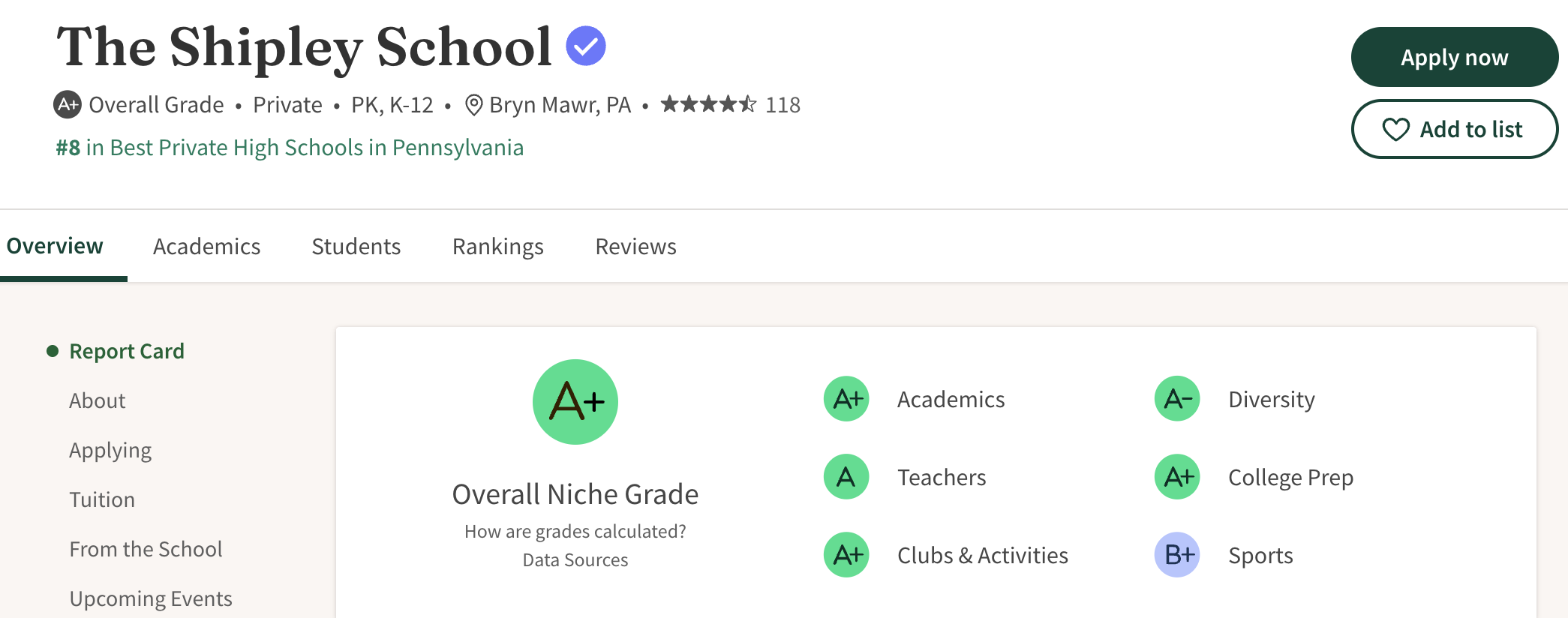 美高留学|2026宾州大费城顶尖私立高中TOP 15