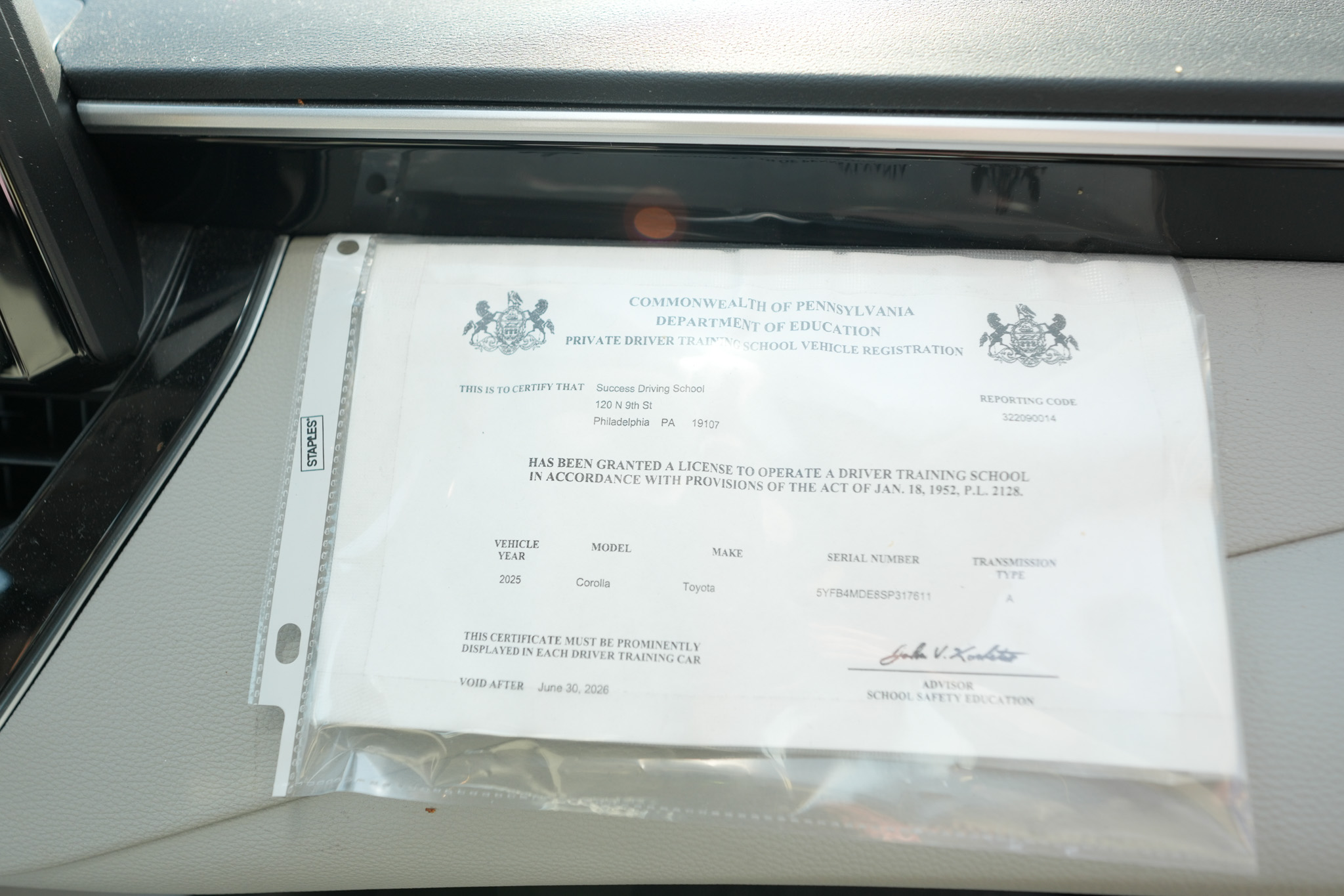 2026宾州考驾照最全攻略！中文路考直约，教练即考官，3天上路！