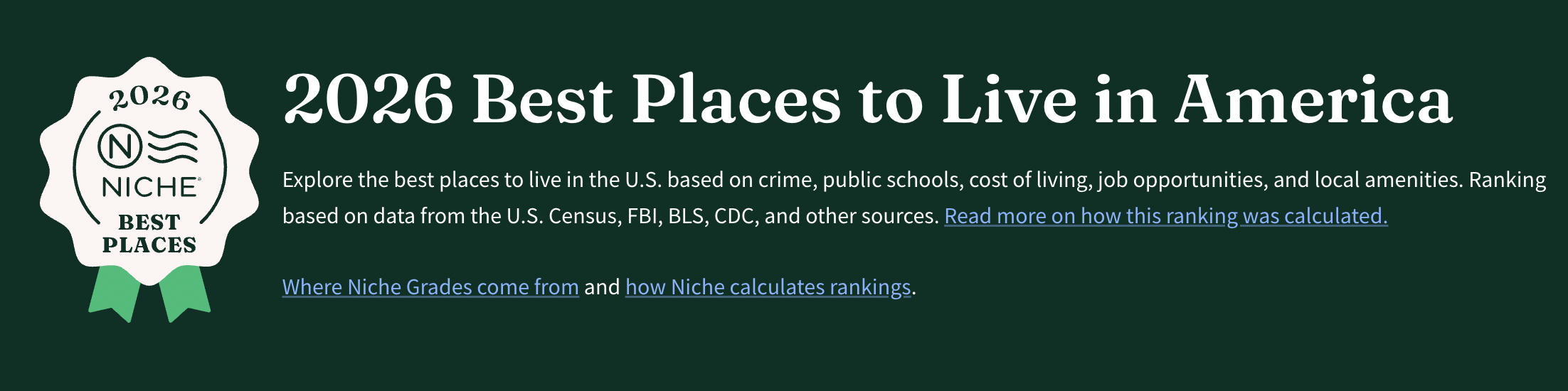 费城郊区太强了！2026全美最宜居社区TOP12里占了4个！