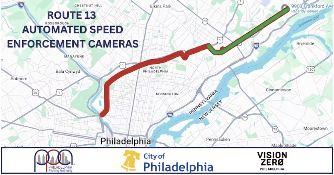费城东北区13号公路10个测速摄像头正式启用!全市新增80台测速摄像头全面上线