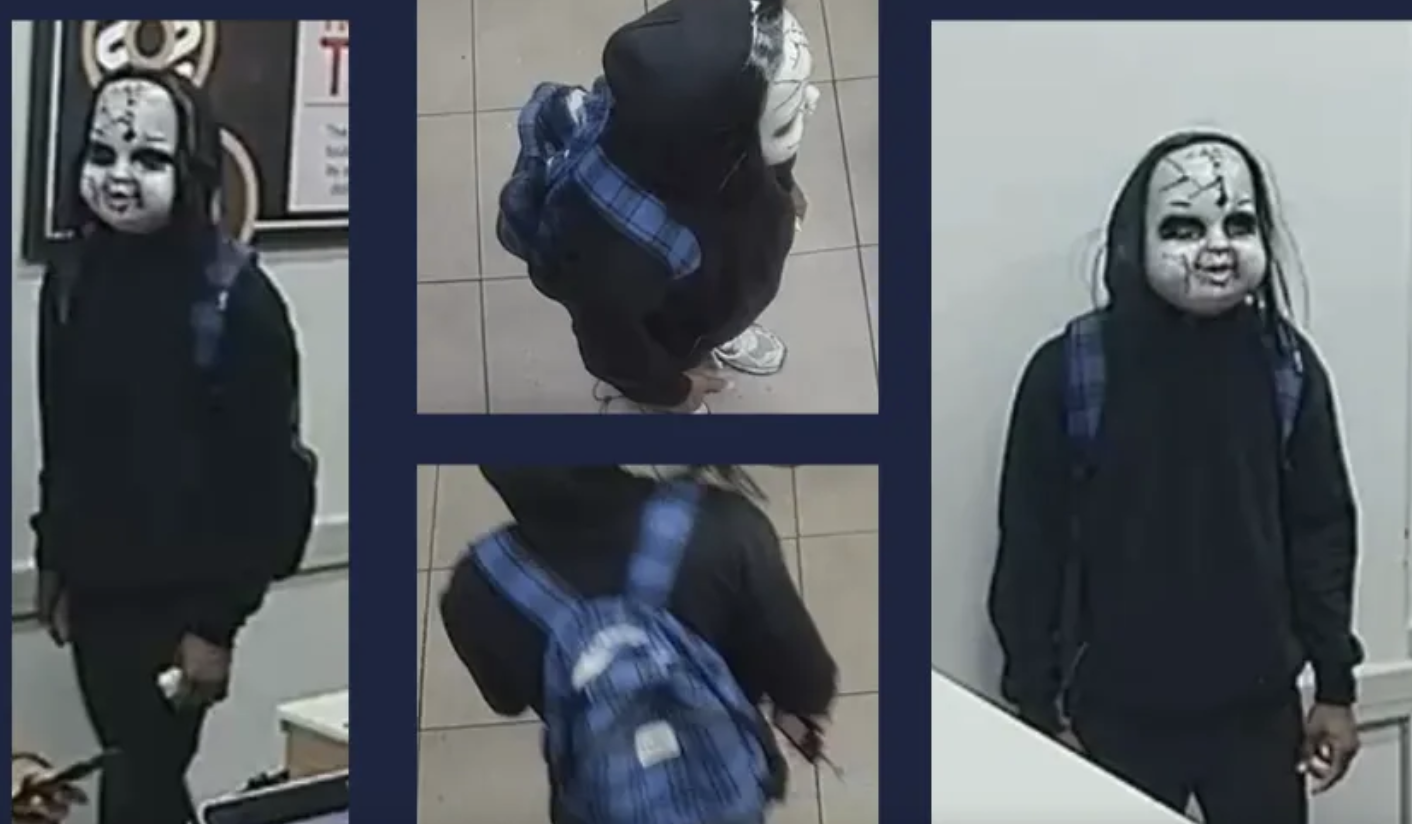 警方全城搜捕!费城市政厅附近惊现“鬼娃面具男”,专挑清晨路人下手!追人、威胁、还偷拍视频