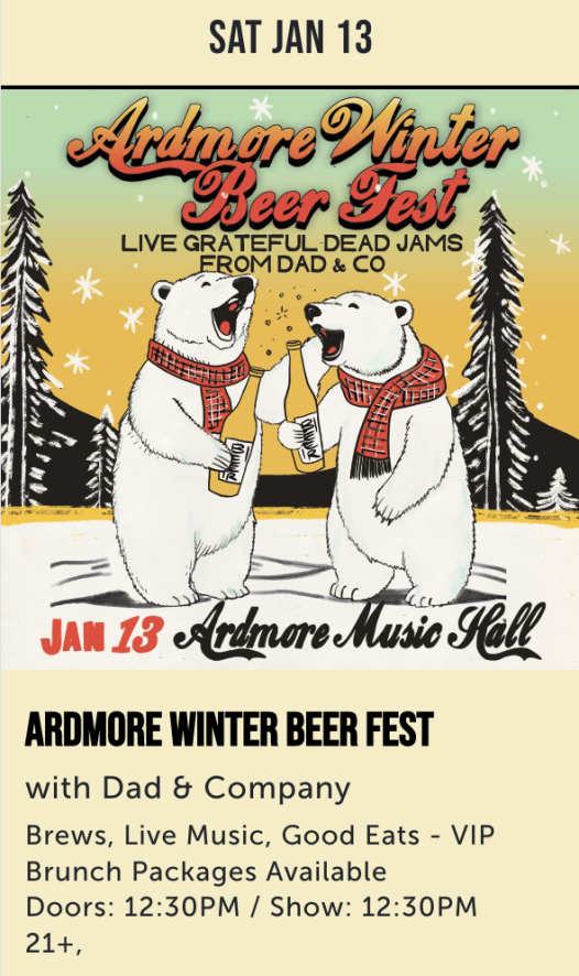 Ardmore音乐厅冬季啤酒节