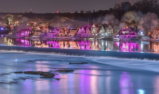 费城船屋街重亮灯仪式