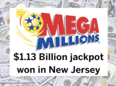 新泽西州售出11.3亿美元的超级百万头奖