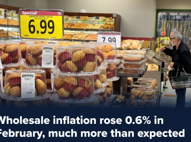 2月PPI显示美国通胀仍在加剧