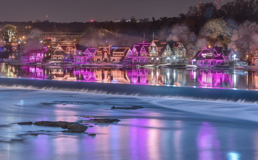 费城船屋街重亮灯仪式