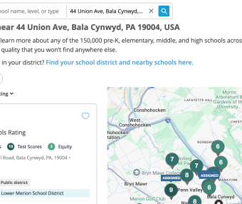 如何查询美国公立中小学评分?为什么Lower Merion这么好的全美著名学区有的学校评分才6分?