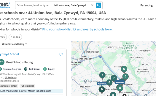 如何查询美国公立中小学评分?为什么Lower Merion这么好的全美著名学区有的学校评分才6分?