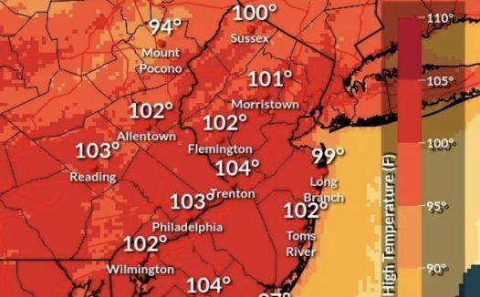 费城本周迎近百年级高温！体感或达43℃！独立日烟花恐遭雷暴搅局！